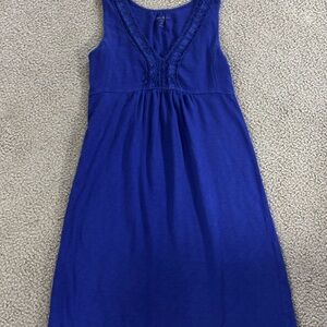 Eddie Bauer Blue Sleeveless Dress